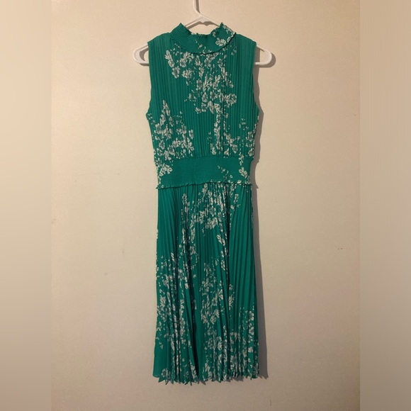 Nanette High Neck Knee Length Dress. - Picture 1 of 7
